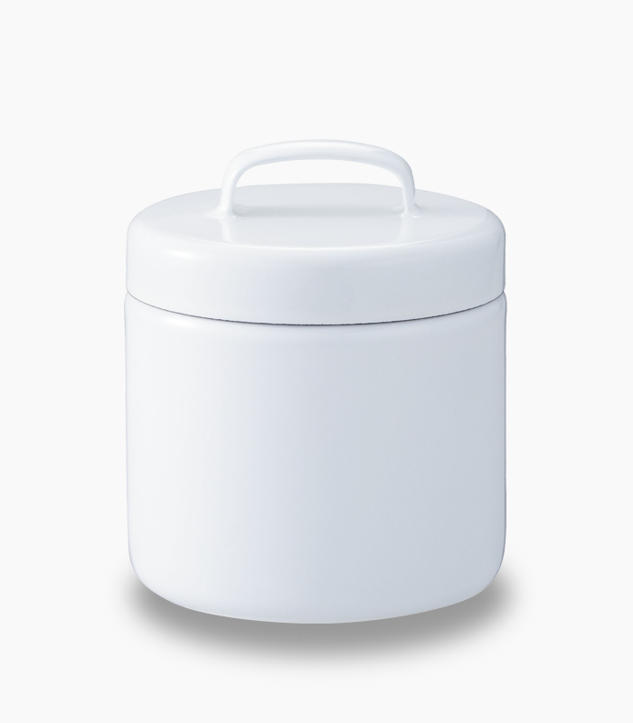 にちにち道具×野田琺瑯 ラウンドキャニスターM